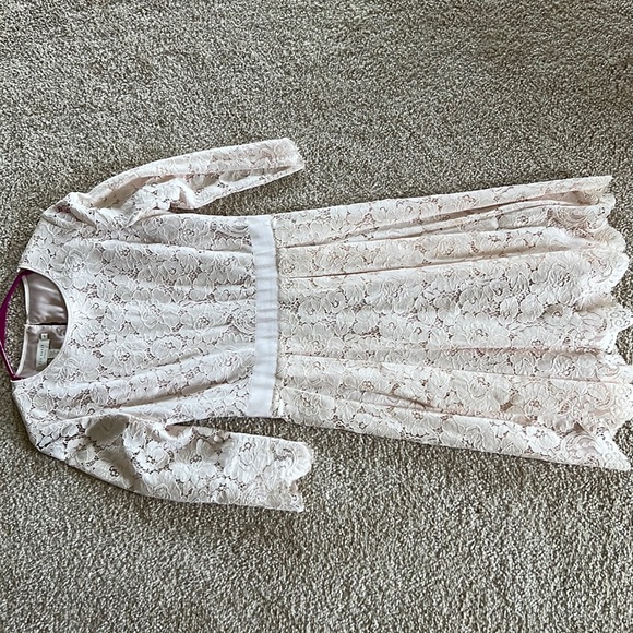 Ted Baker Dresses Ted Baker Blush Pink Lace Dress Poshmark
